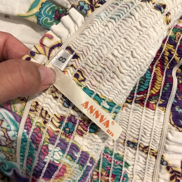 SOLD! Patterned Summer Dress - Picture 4 of 4